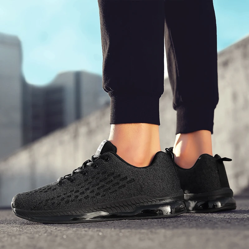 APTESOL Men Brand High Quality Mesh Running Shoes Mens Outdoor Non-Slip Walking Breathable Soft Sneakers Male Size 39-44 | Спорт и