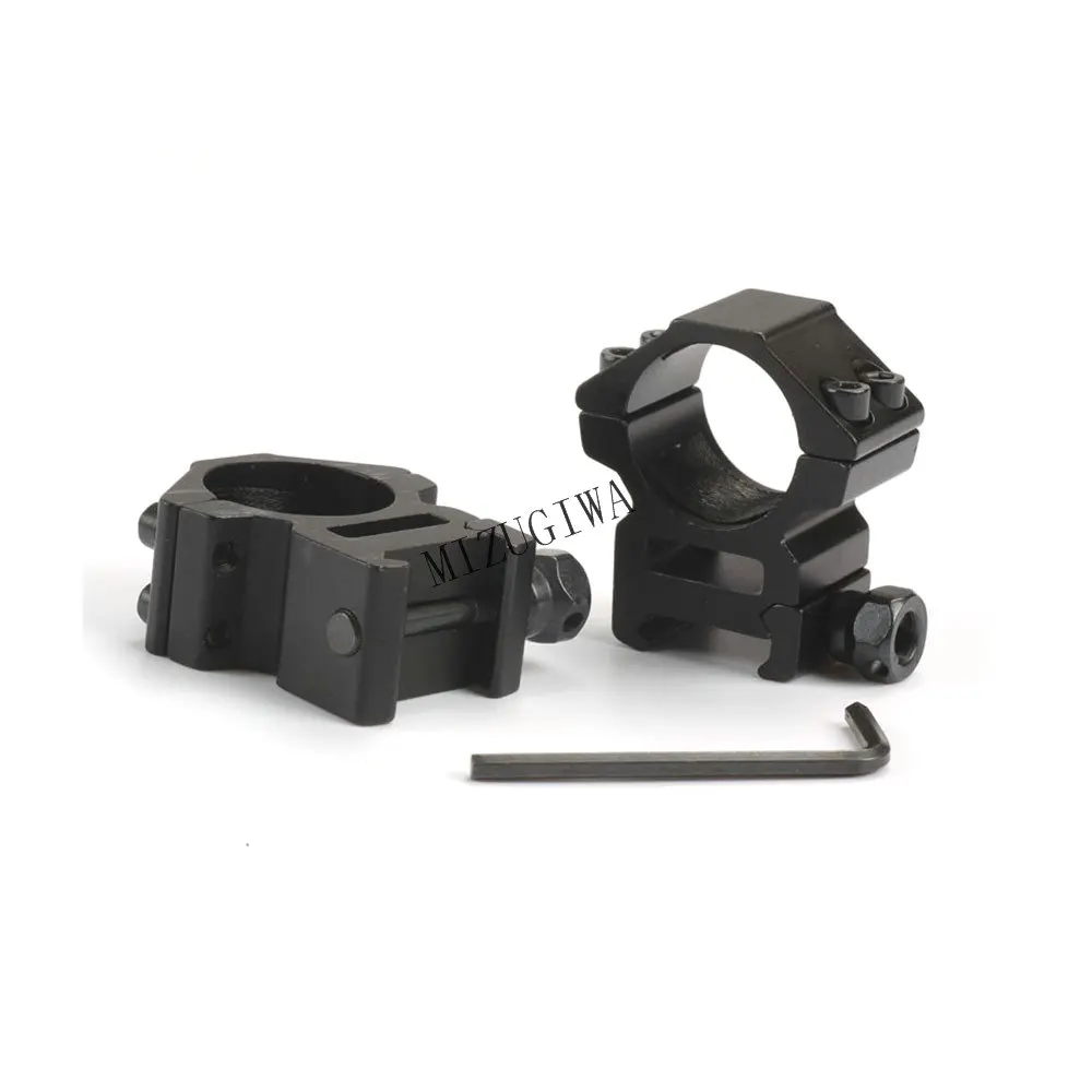 1 pair(2 pcs) Medium Profile 25.4mm 1&quot Scope Rings 20mm Weaver Picatinny Dovetail Rail for Rifle Pistol Airsoft Gun | Спорт и