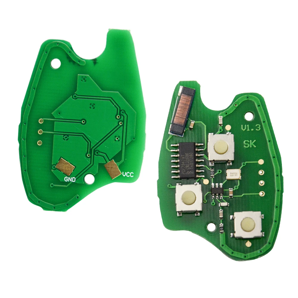 OkeyTech 433 МГц ID46 PCF7947 чип с 3 кнопками для Renault /Kangoo II /Clio III Автоматическая сменная