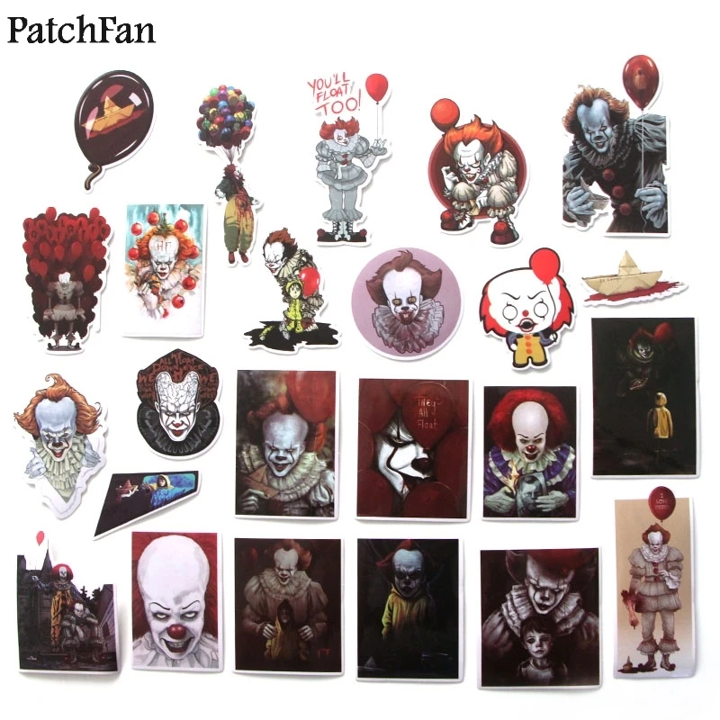 12 компл./лот Patchfan 24 шт./компл. призрак ПВХ Водонепроницаемый Стикеры diy Чемодан