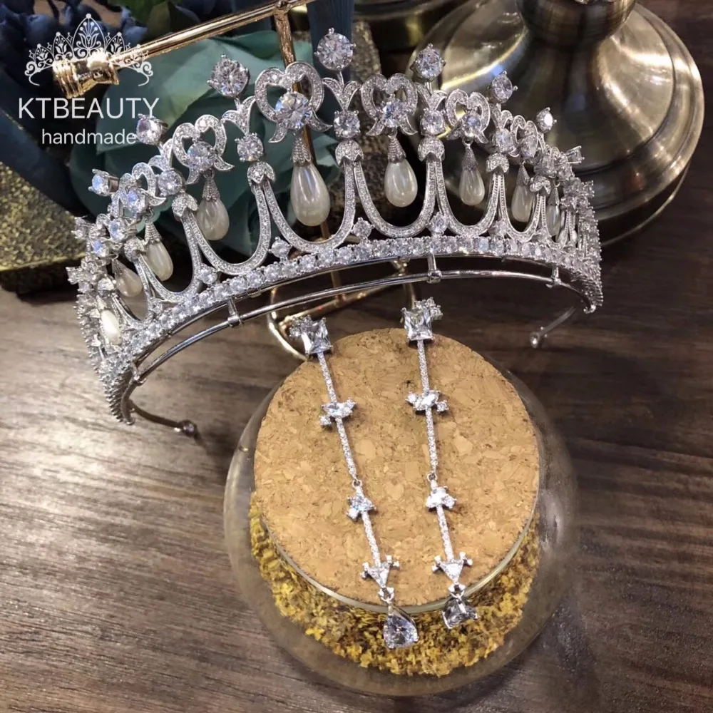 Женские тиары со стразами роскошные королевские короны из циркония 142 | Украшения