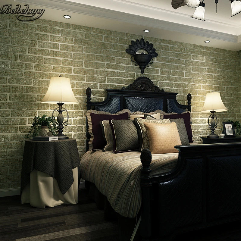 Обои из Средиземноморского Ретро кирпича уютные обои для гостиной спальни ТВ