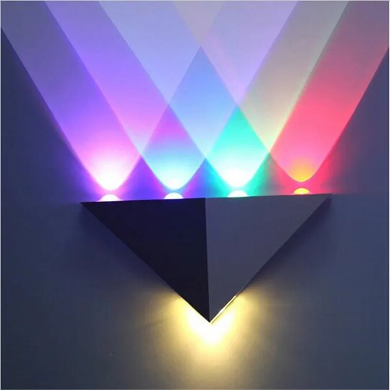 Красочные украшения светодиодный настенный светильник 5 Вт затемнения AC90 265V