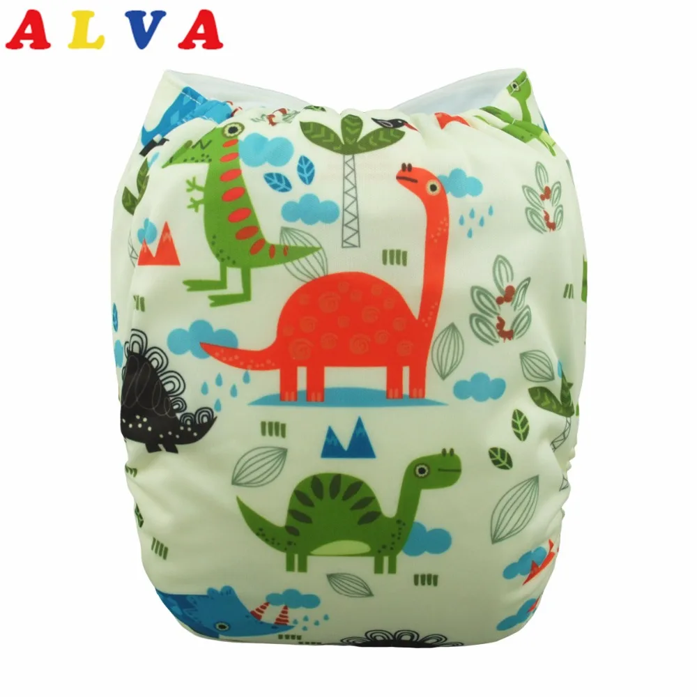 Новое поступление тканевый подгузник с карманом Alvababy 1 вставкой из микрофибры YD83