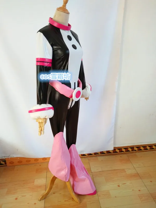 Boku без герой Академии asuitsuyu yaoyorozu Момо битва Костюмы мой герой Академии ochaco uraraka Косплэй костюм с волосами парик