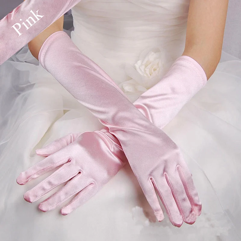 Zyllgf Ганц De Mariage Pour Femme локоть Длина Свадебные перчатки Длинные атласные вечерние Прихватки для мангала Свадебные аксессуары bpn1