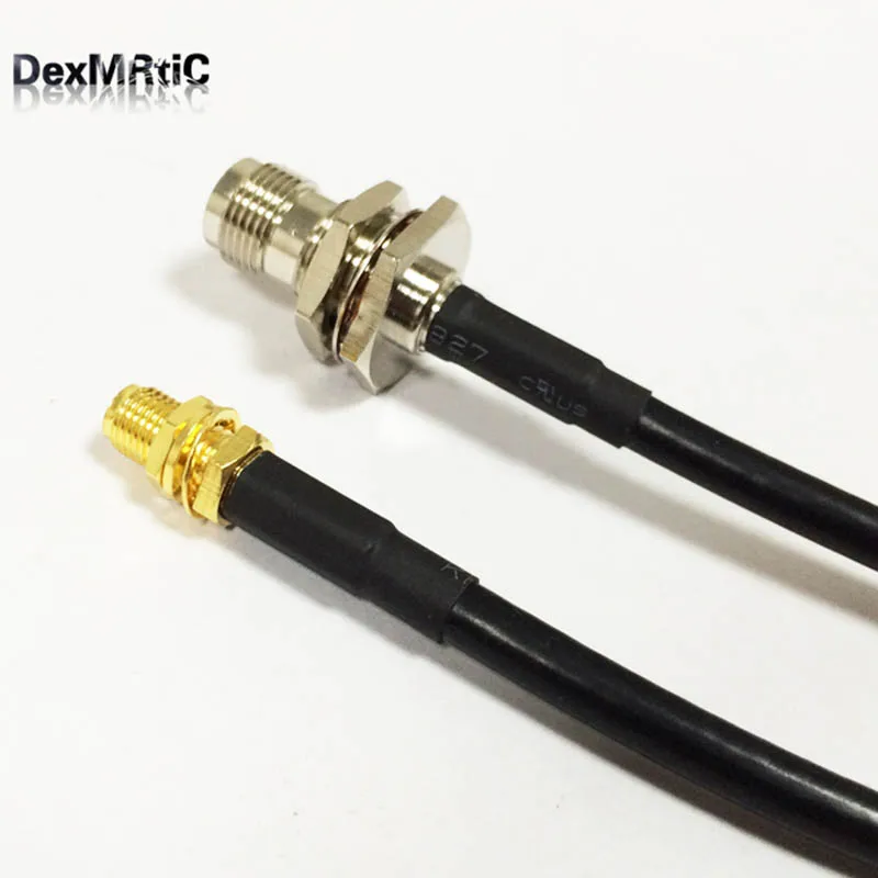1 шт. новый кабель для модема wirelesss SMA гнездо Гайка к TNC женский переборка RG58