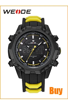 WEIDE военные кварцевые цифровые Авто Дата мужские спортивные часы силиконовый ремешок наручные часы Relogio Masculino Montres Hommes Relojes