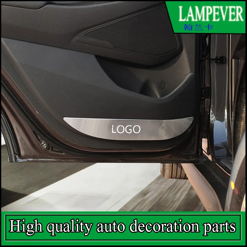 For Hyundai Tucson 3rd 2015 2016 4 Pcs/set Car Stainless Steel Door Anti-Kick Pad protection Cover Decoration Car-styling | Автомобили и