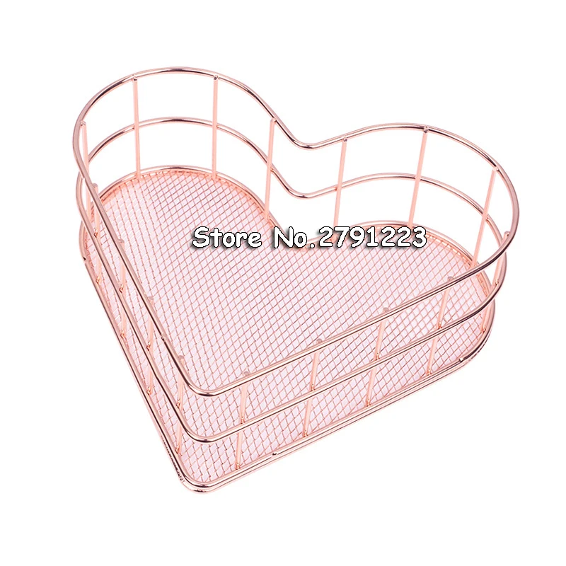 Металлический держатель для хранения в форме сердца скандинавском