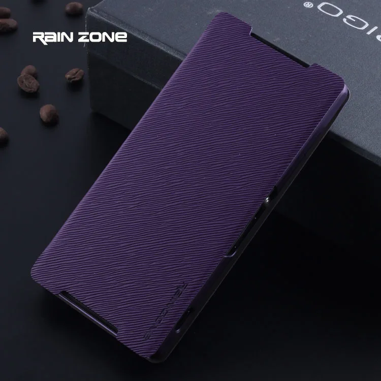 Высококачественный кожаный чехол книжка для Sony Xperia Z2 L50W 4 цвета оригинальный