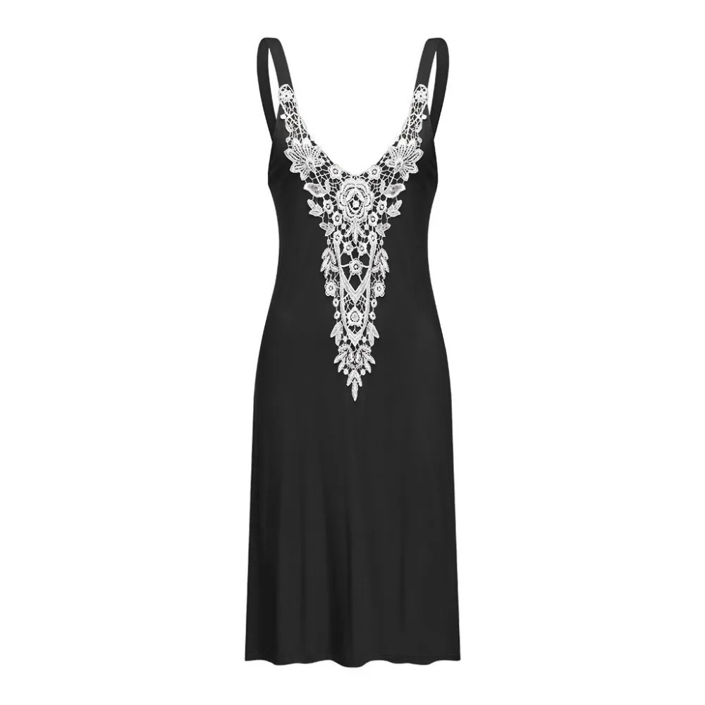 Женское пляжное платье на бретельках Boho с кружевом без рукавов повседневное мини
