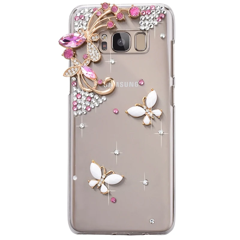 Camellia Case For LG G7 Diamond Cover Butterfly Cases Silicone TPU Coque Bling G6 G5 V30 Lover Crown Capa |