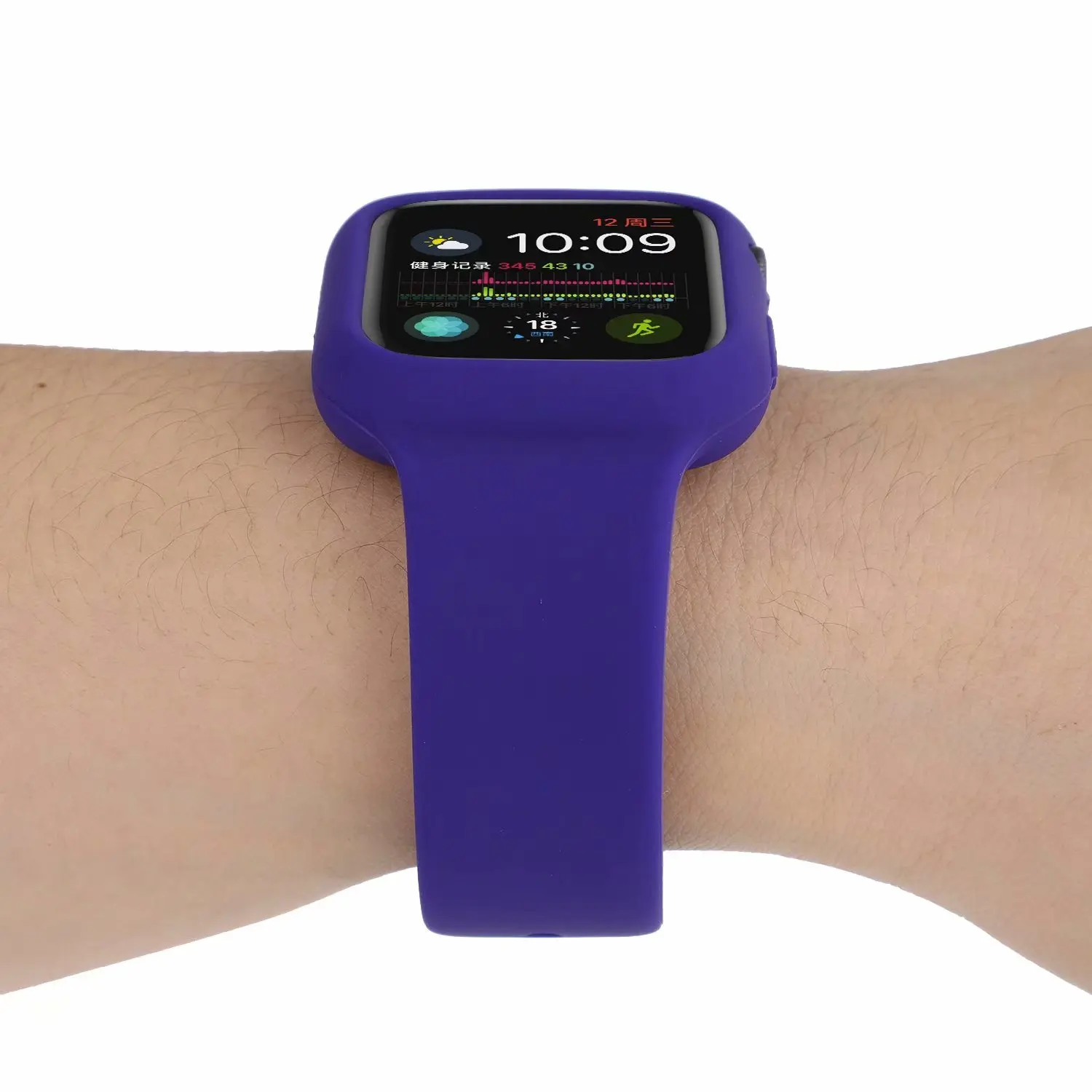 Силиконовый браслет ремешок и ударопрочный чехол для apple watch 4 44/40 мм наручных ремешка защитный бампер для наручных часов iwatch серии, версия 1, 2, 3, ремешок 42/38 мм