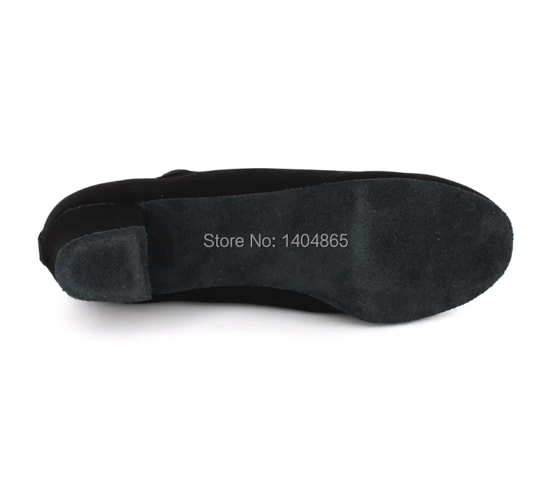 Мужские туфли для латиноамериканских танцев KEEWOO танцевальные из черного нубука