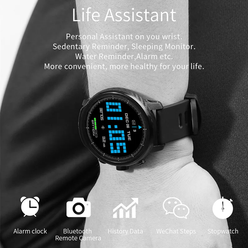 L5 Смарт-часы мужской браслет IP68 водонепроницаемый несколько видов спорта