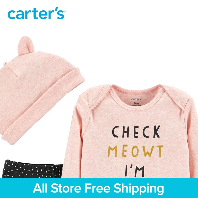 4 шт. babysoft комплект в горошек Китти Лицо брюки для девочек Футболка со слоганом