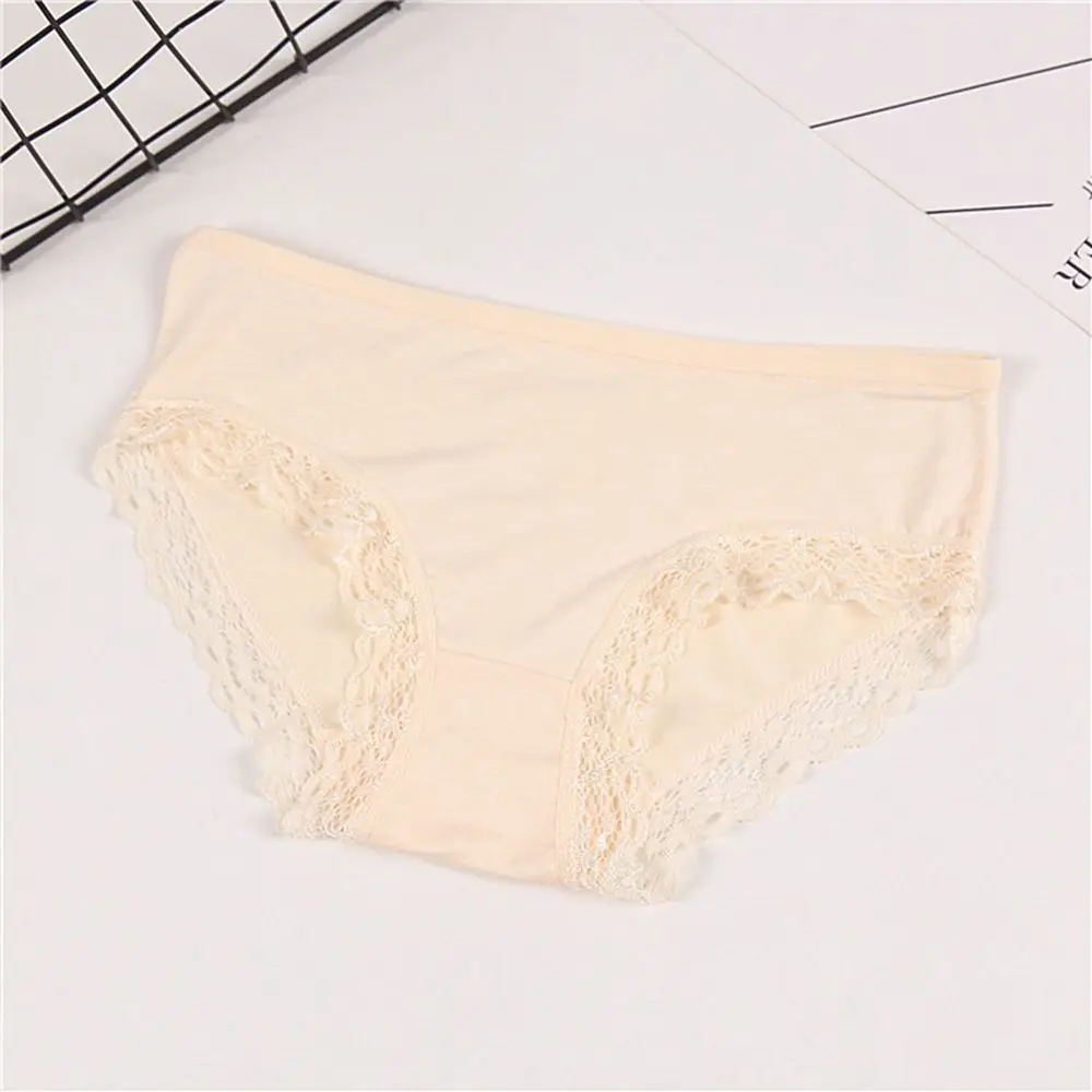 Женские кружевные сексуальные трусики модальные мягкие комфортные бесшовные