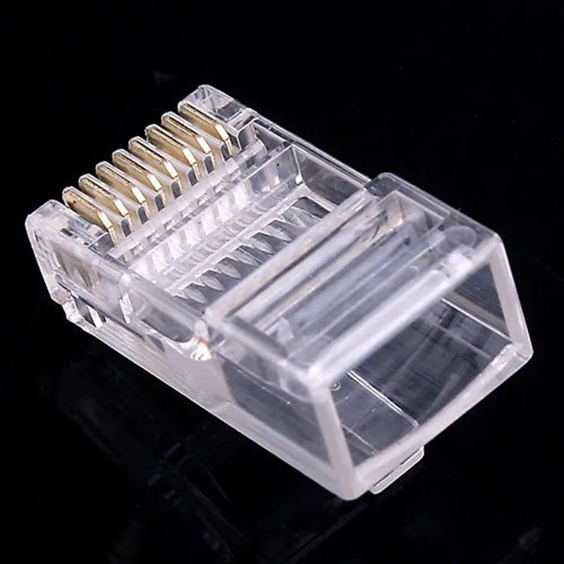 Модульный сетевой разъем RJ45 RJ-45 CAT5 для кабеля Cat5 Cat5e Cat6 25 шт. | Компьютеры и офис