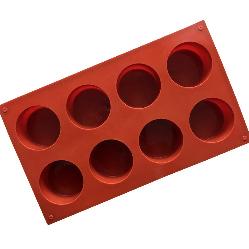 8 полости формы для торта силиконовые кекса шоколадное печенье Форма помадки