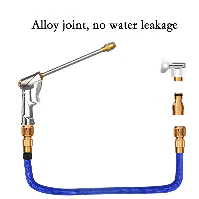 25FT-75FT Садовый шланг с металлическими длинными точками водяной пистолет