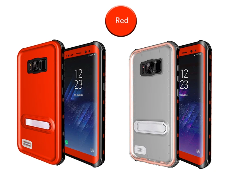 IP68 Водонепроницаемый чехол для дайвинга для samsung S8 S8 Plus противоударный чехол для телефона для samsung Galaxy S8 Plus магнитные подставки