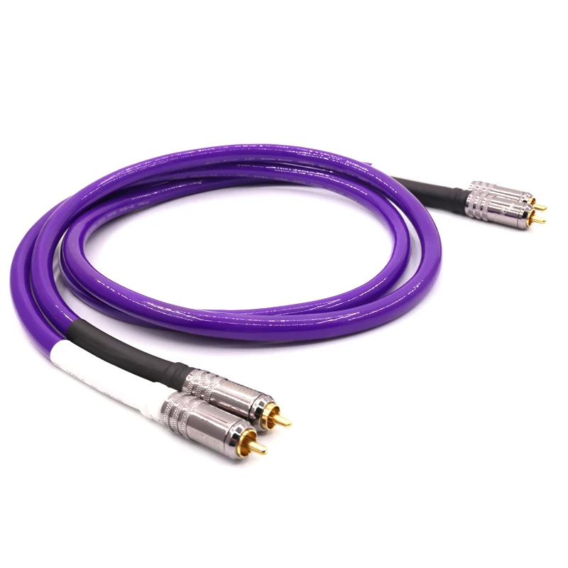Бесплатная доставка пара Hi Fi RCA аудио соединительный кабель один провод с