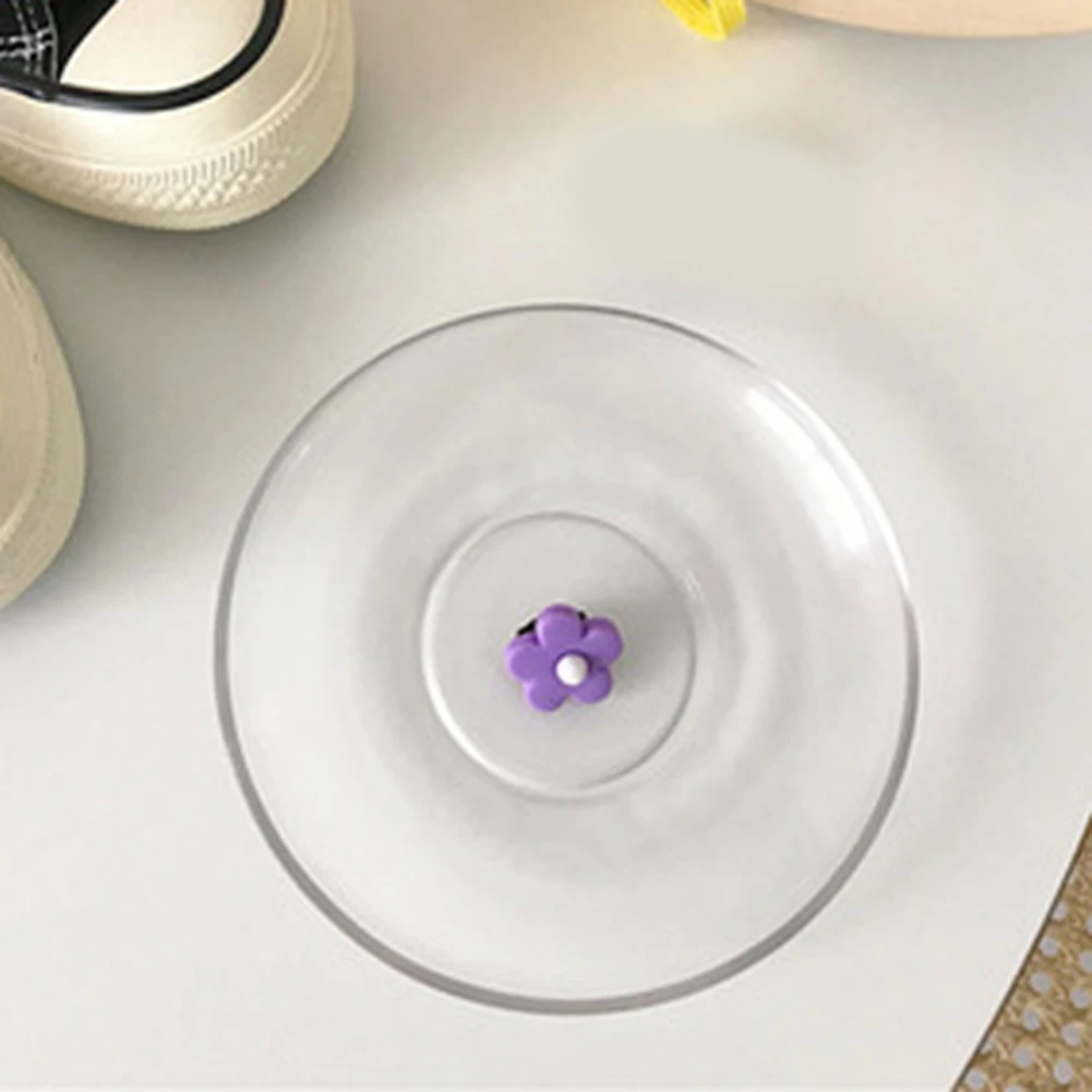 light purple Цветы ПВХ обуви амулеты, обуви пряжки аксессуары подходят браслеты Croc JIBZ, детская обувь для вечеринки аксессуары - Цвет: light purple