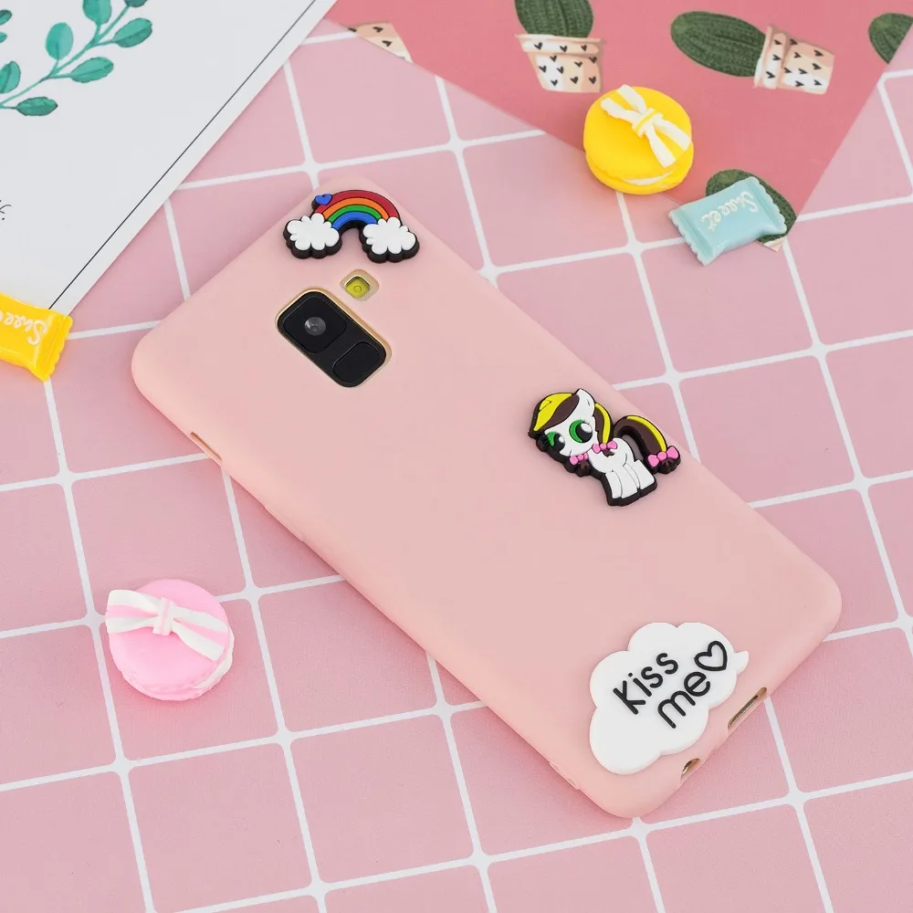 Мягкий силиконовый чехол из ТПУ для Samsung Galaxy J4 J6 A6 A8 Plus A9 A7 2018|Бамперы| |