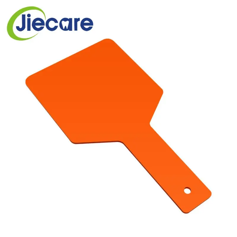 

1 PC Dental Hand Shield Plate Dental Yellow Shield Plate Shade Board Hand Hold Type For Curing Light Lamp Free Shipping