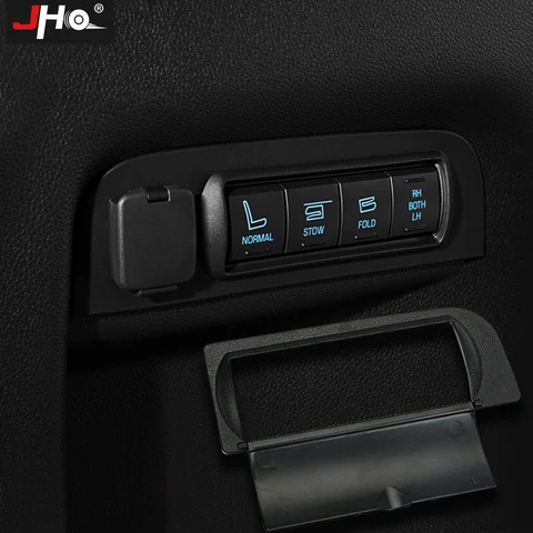 Защитная крышка из АБС-пластика JHO для кнопки заднего багажника Ford Explorer 2011-2019, 2012, 2013, 2014, 2015, 2016, 2017, 18, автомобильные аксессуары