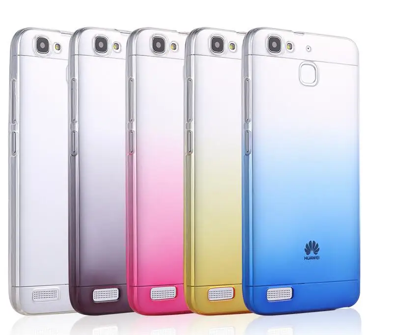 Мягкий чехол накладка из ТПУ с градиентом цвета для Huawei GR 3 GR3 TAG L01 L03 L13 L21 L22