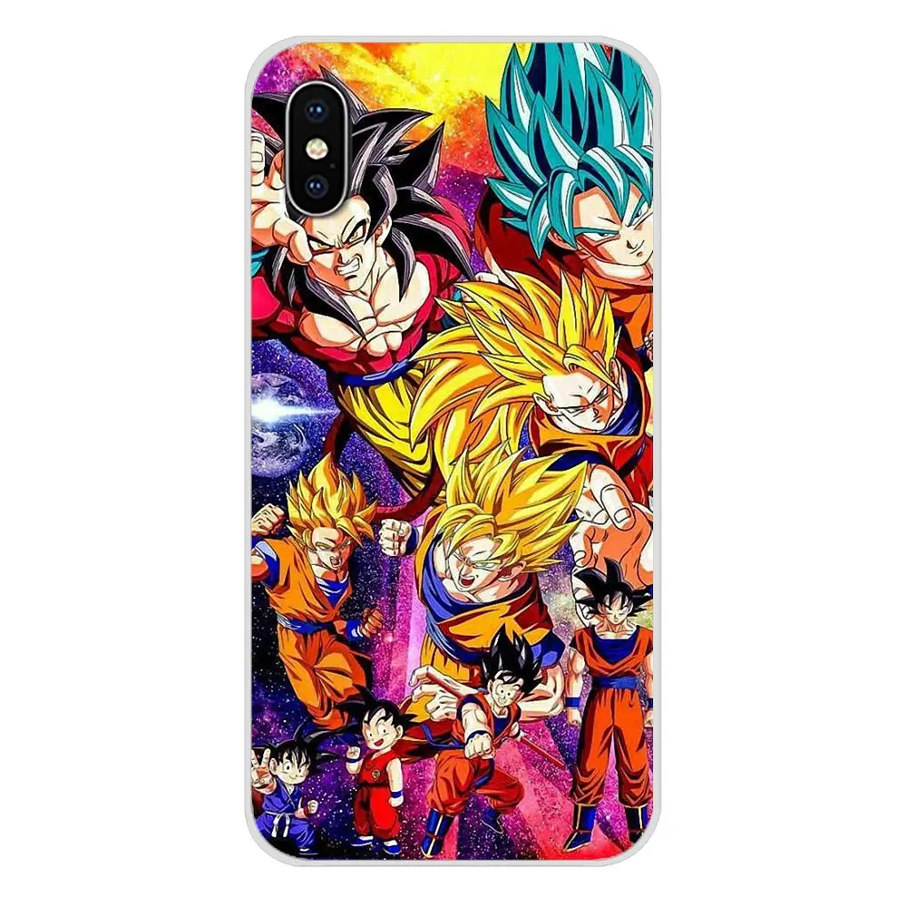 Силиконовый чехол Ultra Instinct Vegeta vs son goku для Apple iPhone X XR XS MAX 4 4S 5 5S 5C SE 6 6S 7 8 Plus ipod touch |