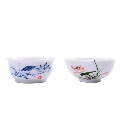 NEWYEARNEW 1piece 50ML Ceramic Tureen High Quality Tea Cup of set Business Gift Tableware Set | Дом и сад