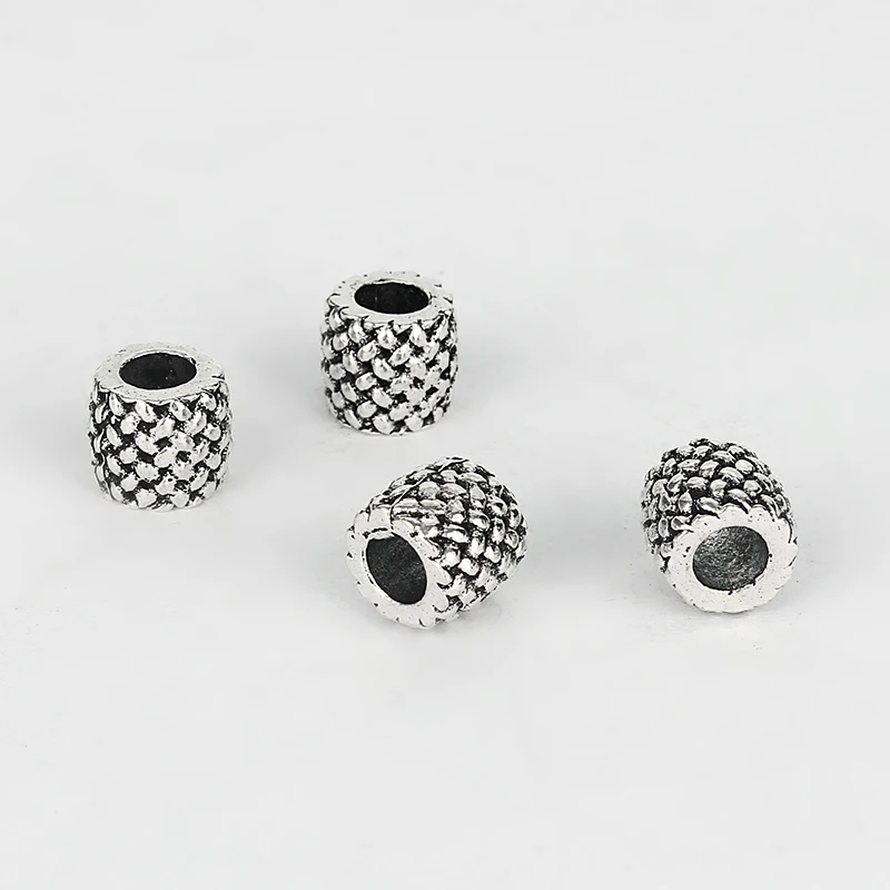 10 шт. Круглые Кожаные Ползунки с саржевым узором | Украшения и аксессуары