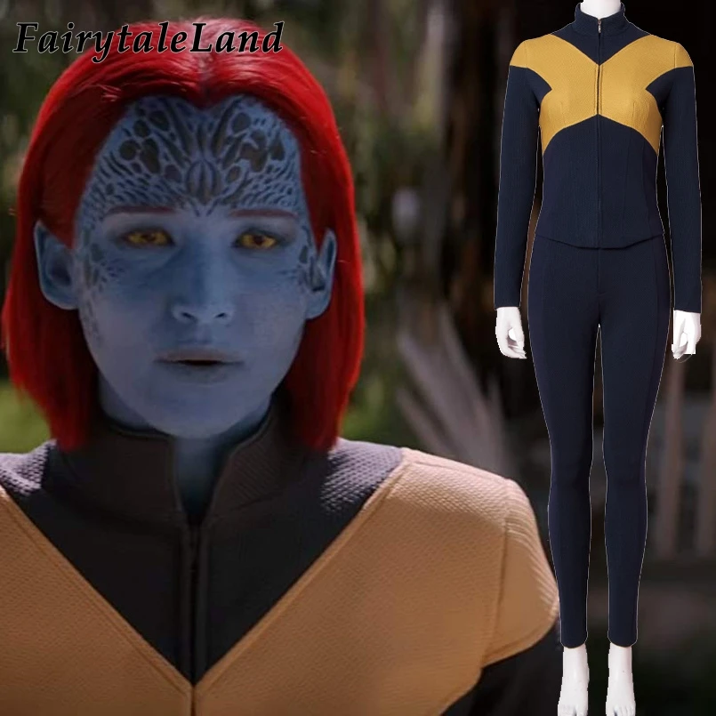 Костюм Mystique костюмы на Хэллоуин супергерой X-men Темный Феникс шторм наряд модная Униформа индивидуальный заказ куртка брюки