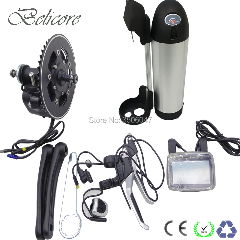 

Electric bicycle frame battery pack 36v 10.4ah 11.6ah 12ah 14ah with Tongsheng TSDZ2 mid central motor Kit