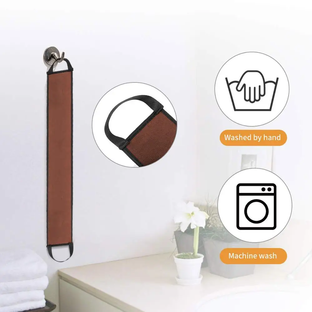 Коричневый аппликатор на спине для самостоятельного загара идеально подходит