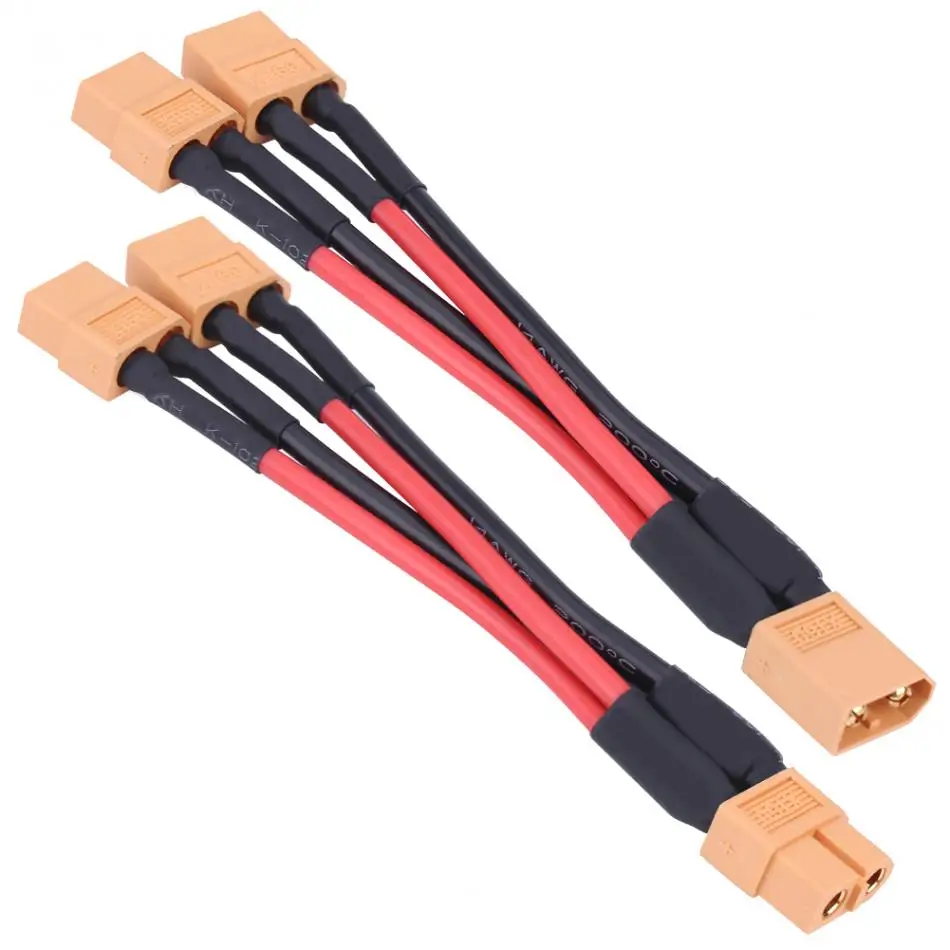 2 типа XT60 параллельный батарейный блок соединитель Адаптер 14AWG кабель для RC Lipo