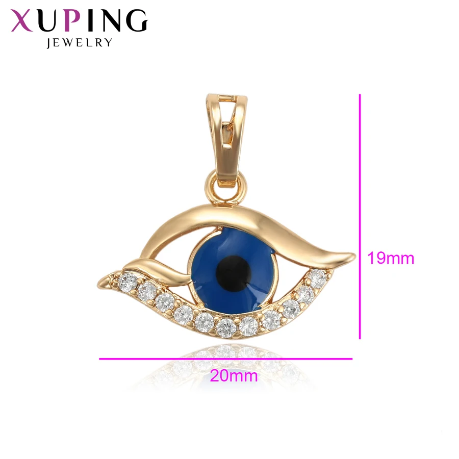 Xuping Fashion Classic Eye Shape Pendants Gold Color Plated Jewelry for Women Mother's Day Gifts S95 7-33907 | Украшения и