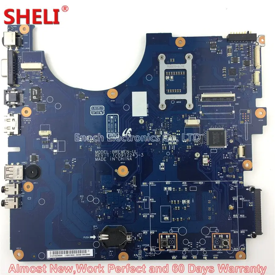 Шели BA92 06340A 06340B материнская плата для ноутбука samsung R730 NP BA41 01224A BREMEN UL GL40 основная