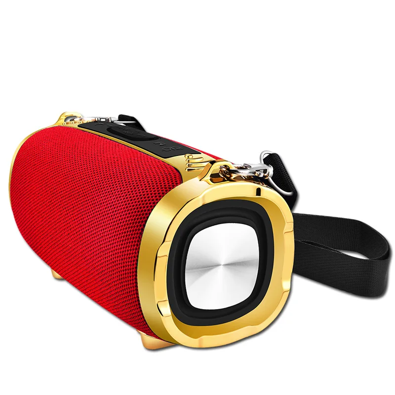Red Bluetooth Колонка Беспроводная портативная звуковая коробка 20 Вт стерео сабвуфер fm-радио boombox tv tf aux usb pc звуковая панель для xiaomi - Цвет: Red