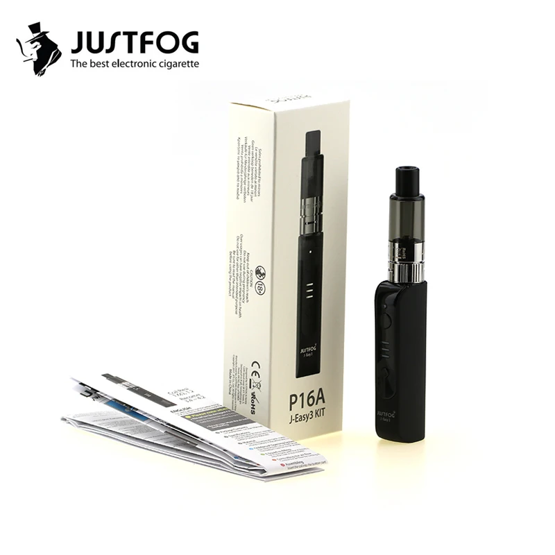Оригинал JustFog легкий ВИП P16A 900 мАч аккумулятор 1 9 мл емкость стручка электронные