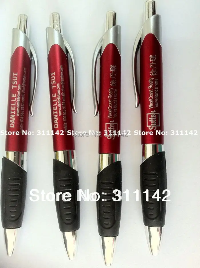 Оптовые продажи от производителя пластиковая шариковая ручка с логотипом