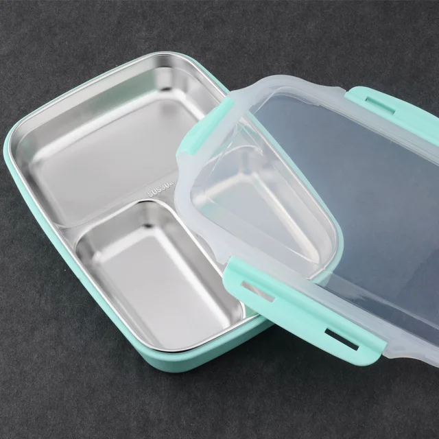 3/4 отсека 304 нержавеющая сталь японский Ланч бокс микроволновая печь Bento коробка