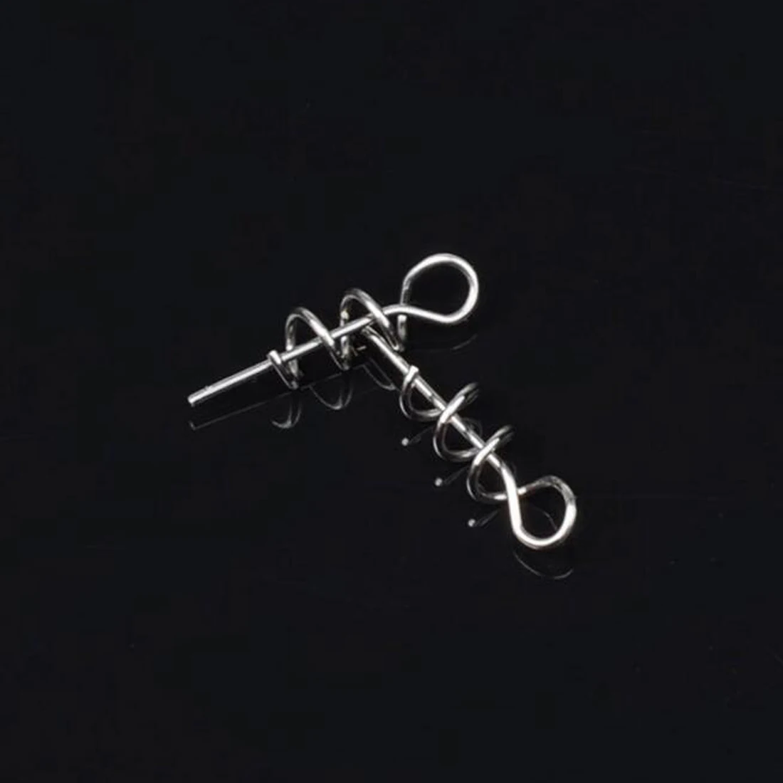 20/100 pcs Fishing Lures Soft Pin Fixed Needle Worms Bait With Spring | Спорт и развлечения