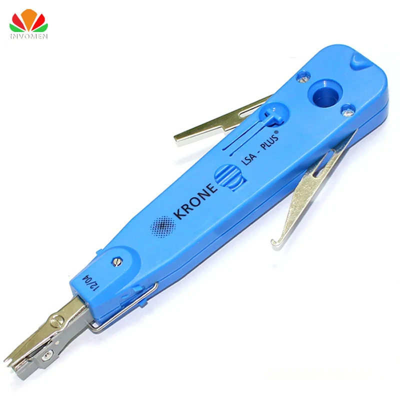 

110 Wire Cutter Knife Telecom Cable Pliers Krone LSA Punch Down Tool For Rj45 Keystone Jack Telephone Module Network Patch Panel