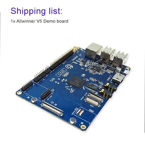 Allwinner V5 четырехъядерный процессор ARM Cortex-A7 1 ГБ DDRR3 макетная плата, самая экономичная интеллектуальная обработка видео SBC