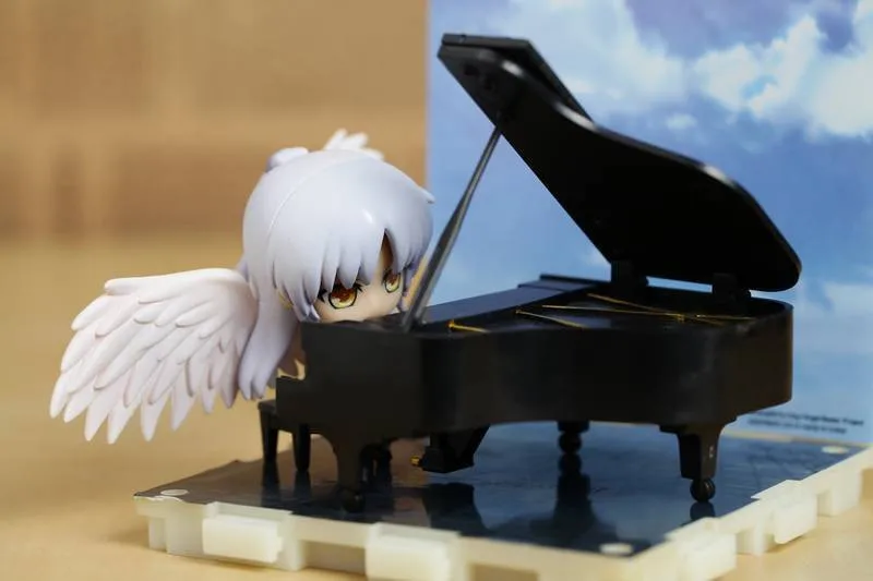 Новые горячие 7 см Angel Beats пианино Tachibana Kanade фигурка игрушки коллекция Рождественский подарок с коробкой