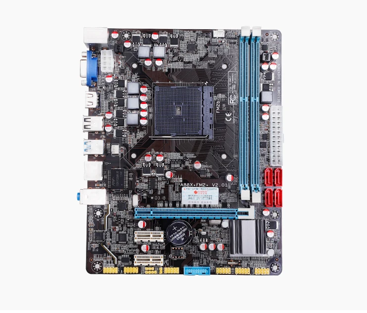 Huanan Zhi A88 материнская плата для AMD FM2 FM2+ X4830 860K DDR3 16 Гб SATA2.0 USB3.0 PCI-E M-ATX 215*170 мм материнская плата
